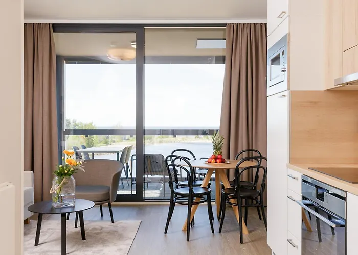 Marina 1 Bedroom By Hiekka - Sisaeltaeae Liinavaatteet Ja Loppusiivouksen * 칼라조키