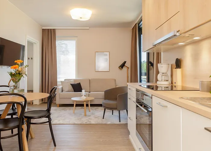 Marina 1 Bedroom By Hiekka - Sisaeltaeae Liinavaatteet Ja Loppusiivouksen 아파트